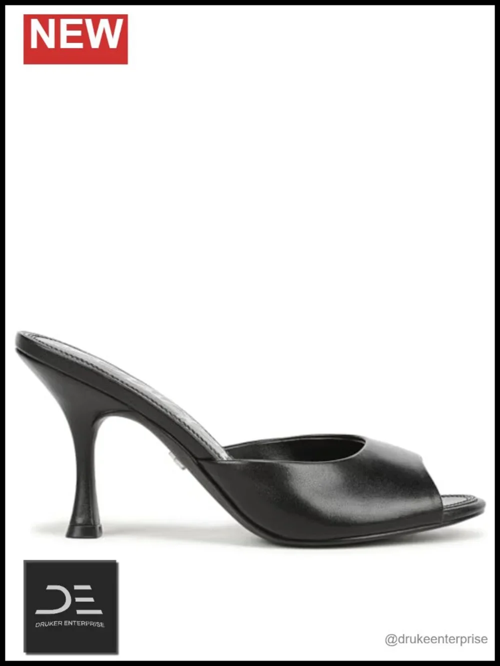 Sam Edelman Jeanie Heeled Mule Sandals, Leather, 3.4